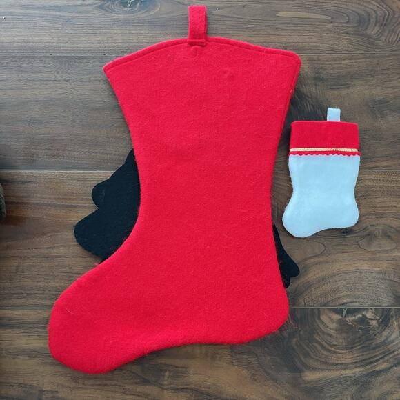 Vintage Disney Snow White Christmas Stocking 3D Felt - Picture 8 of 12